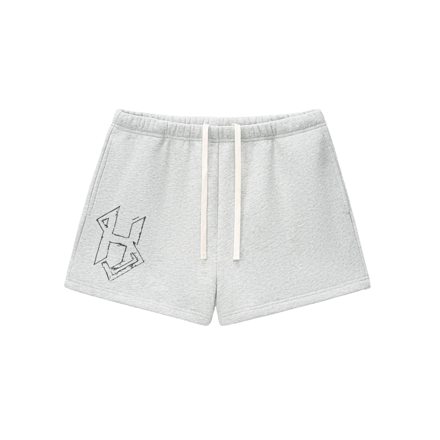 Fuzzy Drawstring Sweatshorts